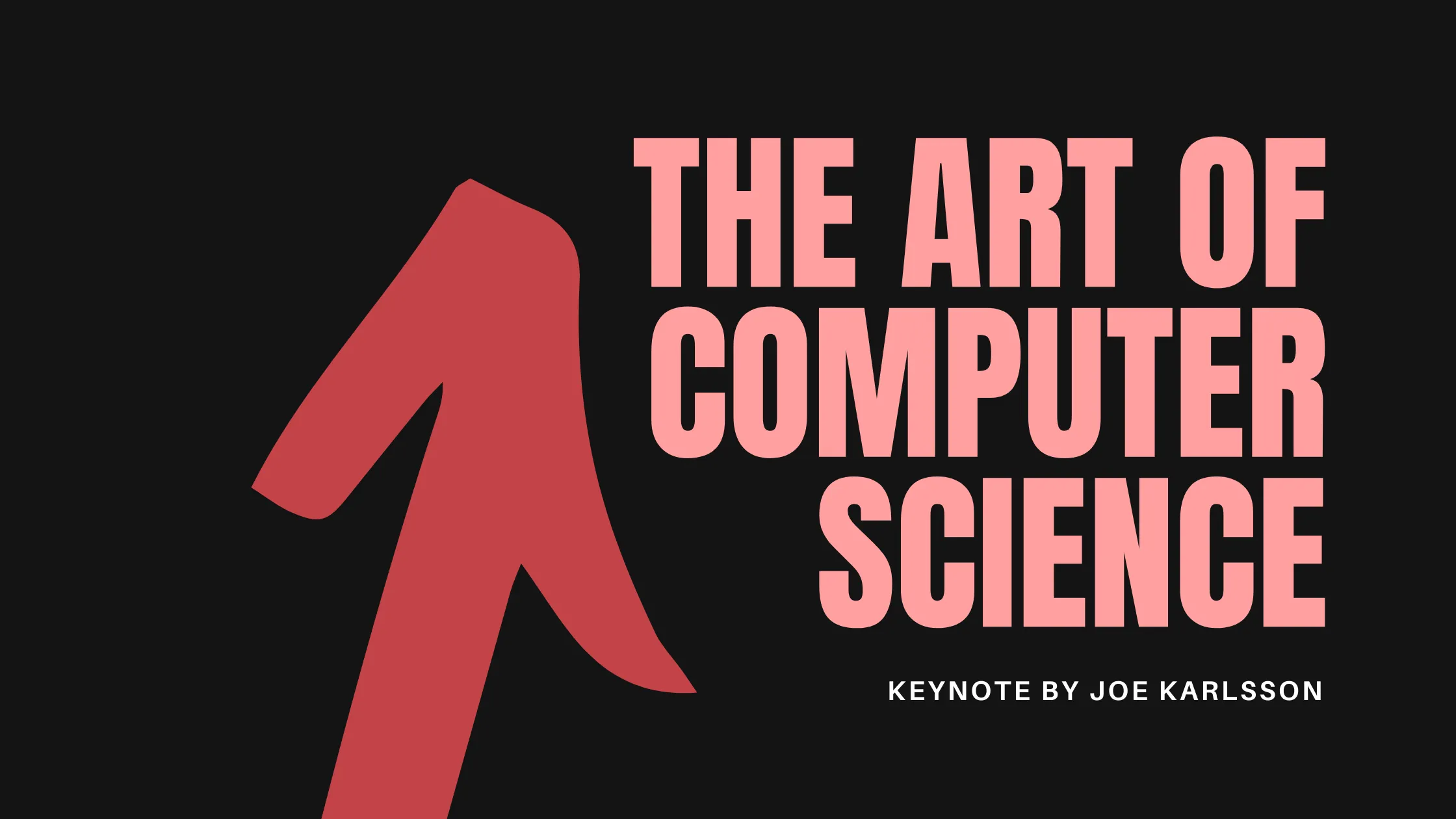 The Art of Computer Science talk