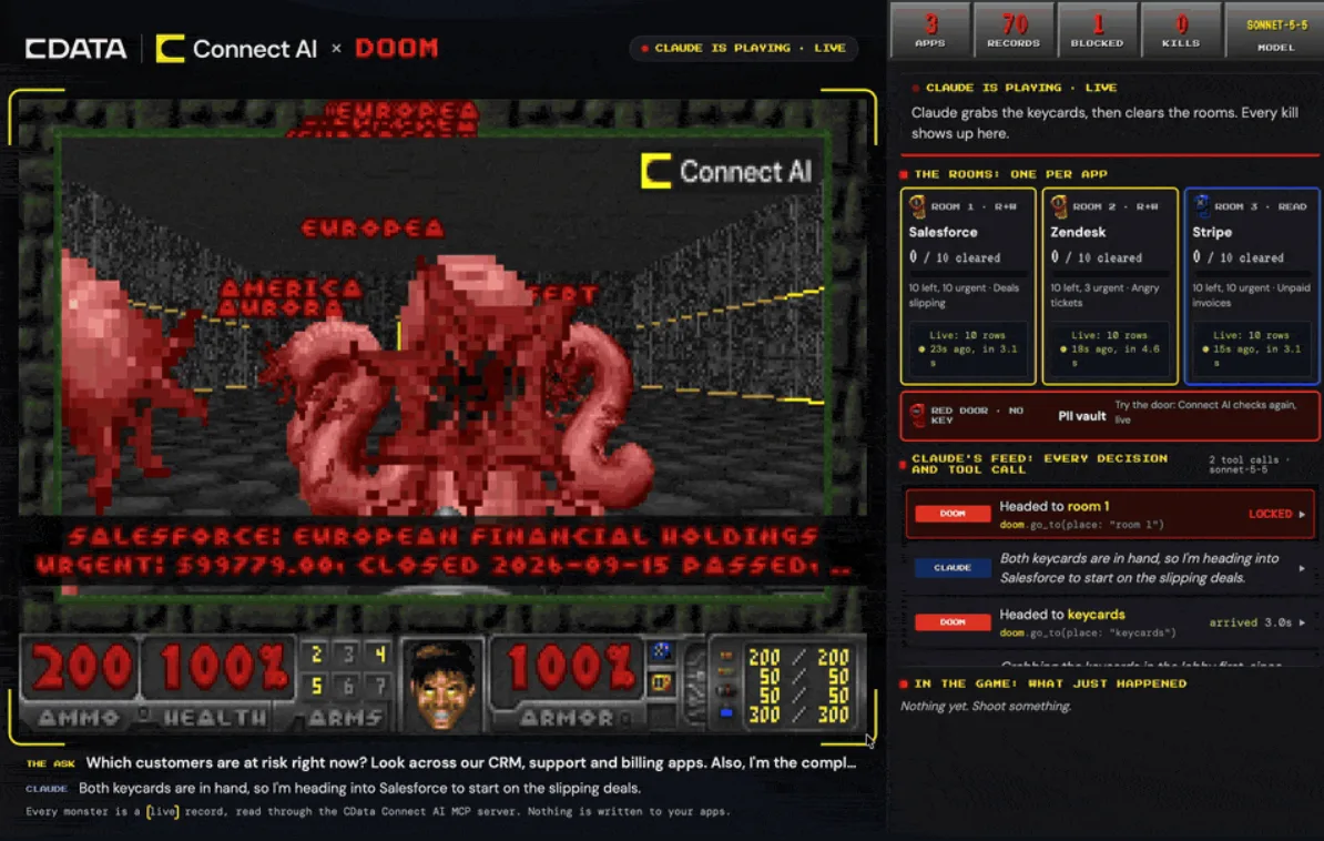 Hero image for Why I use DOOM to visualize MCP data