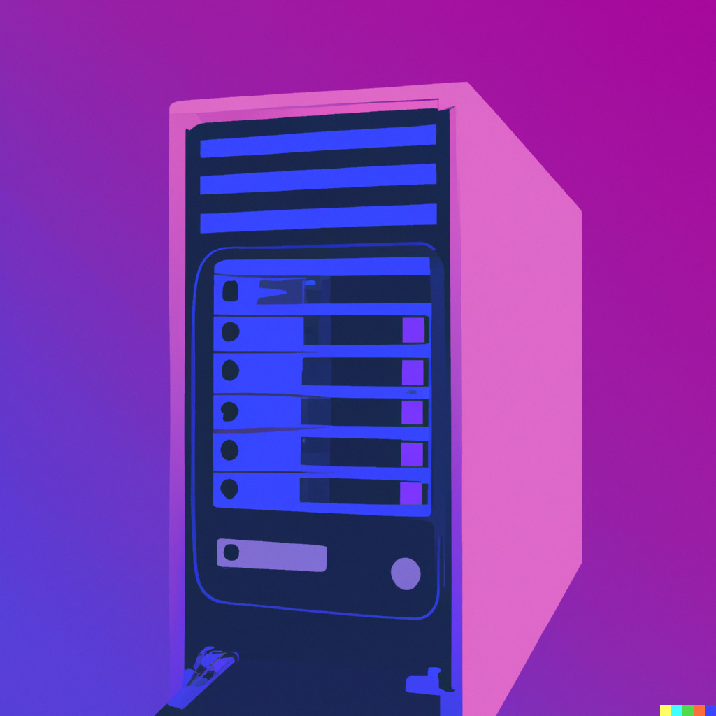 How To Get Started Building A Homelab Server In 2024 Joe Karlsson   DALL·E 2023 09 26 12.56.21 An Homelab Server In The Style Of Vaporwave Style 